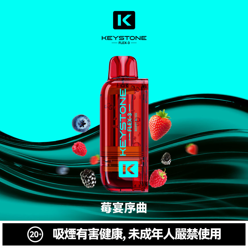 KEYSTONE FLEX-3 鑰石25000 口 一次性電子煙